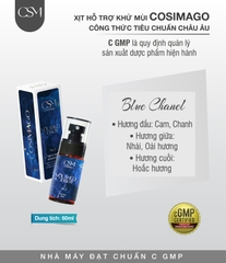 Xịt khử mùi kiềm mồ hôi & khử thâm Cơ Thể ( Nách ,Chân ) Cosimago Pro 60ml ( màu Xanh Dương pro ) giúp cơ thể khô thoáng sạch thơm cả ngày