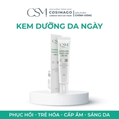 Kem Dưỡng Trắng Ban Ngày COSIMAGO LUMINOUS WHITE DAY CREAM 20gr - Nâng Tone Chống Nắng - Dưỡng Sáng Da - Cấp Ẩm - Phục Hồi Da