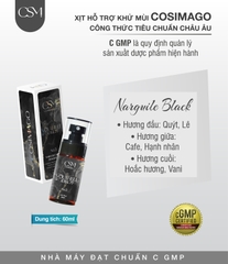 Xịt khử mùi kiềm mồ hôi & khử thâm Cơ Thể ( Nách ,Chân ) Cosimago Pro 60ml ( màu Xám pro ) giúp cơ thể khô thoáng sạch thơm cả ngày