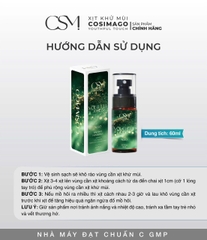 Xịt khử mùi kiềm mồ hôi & khử thâm Cơ Thể ( Nách ,Chân ) Cosimago Pro 60ml ( màu Xanh Lá pro ) giúp cơ thể khô thoáng sạch thơm cả ngày