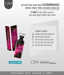 Xịt khử mùi kiềm mồ hôi & khử thâm Cơ Thể ( Nách ,Chân ) Cosimago Pro 60ml ( màu hồng pro ) giúp cơ thể khô thoáng sạch thơm cả ngày