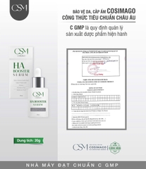Serum HA Booster COSIMAGO - Cấp Ẩm Chuyên Sâu, Hỗ Trợ Căng Bóng & Trẻ Hóa Da, Chứa Salvia Hispanica Seed & Sodium Hyaluronate, Phù Hợp Da Khô & Nhạy Cảm