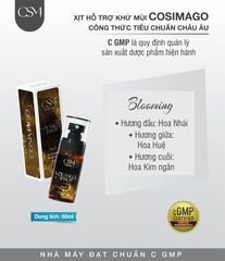 Xịt khử mùi kiềm mồ hôi & khử thâm Cơ Thể ( Nách ,Chân ) Cosimago Pro 60ml ( màu Vàng pro ) giúp cơ thể khô thoáng sạch thơm cả ngày
