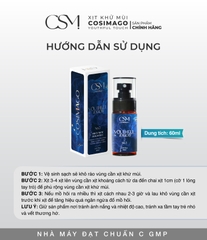 Xịt khử mùi kiềm mồ hôi & khử thâm Cơ Thể ( Nách ,Chân ) Cosimago Pro 60ml ( màu Xanh Dương pro ) giúp cơ thể khô thoáng sạch thơm cả ngày