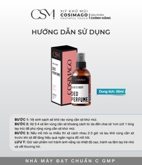 Xịt khử mùi hôi & Kiềm mồ hôi cơ thể ( nách , chân) Cosimago 60ml MÀU HỒNG