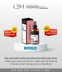 Xịt khử mùi hôi & Kiềm mồ hôi cơ thể ( nách , chân) Cosimago 60ml MÀU HỒNG
