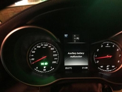 Auxiliary battery malfunction