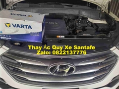 bình ắc quy xe hyundai santafe hybrid