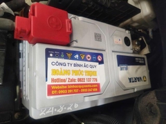 thay bình ắc quy xe peugeot 2008 chính hãng