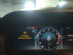 Màn hình báo lỗi ắc quy Start Engine See Owner Manual Mercedes GLC 250