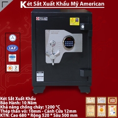 Két sắt xuất khẩu mỹ US360 siêu cường khóa điện tử