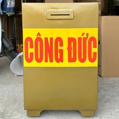 Két sắt công đức TKO77CD 130kg màu vàng đồng