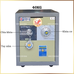 Két sắt việt tiệp KW22C công đức lỗ khoét mặt trước