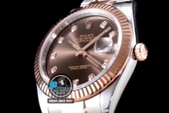 AR FACTORY BEST 1:1 / ROLEX DATEJUST 41 BRACELET CHOCOLATE GOLD