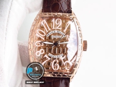 WF FACTORY BEST 1:1 / FRANK MULLER CURVEX GOLD CROCO