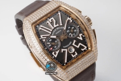 NEW 2021 / ABF FACTORY BEST 1:1 / FRANK MULLER VANGUARD YACHTING V45 CHRONOGRAPH DIAMOND