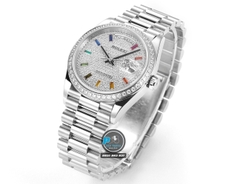 NEW 2023 / RA FACTORY BEST 1:1 / ROLEX DAYDATE 128238 36 x 12,5MM DIAMOND BEZEL 💎 CORE 2834