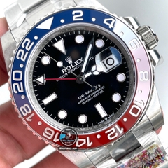 NEW 2021 / CLEAN FACTORY BEST 1:1 / ROLEX GMT MASTER II THÉP 904L CAL.3186