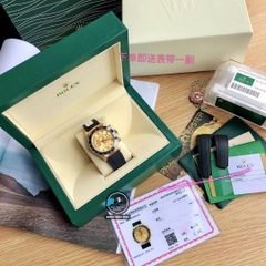 VIP NEW 2021 / ORGINAL FACTORY BEST 1:1 / ROLEX DAYTONA OYSTERFLEX GOLD 18K