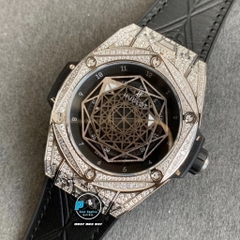 NEW 2020 / HB FACTORY BEST 1:1 / HUBLOT BIG BANG SANG BLEU 45 DIAMOND LIMITED