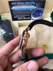 NEW 2021 / N FACTORY BEST 1:1 / ROLEX DAYTONA CAL.4130 OYSTERFLEX EVEROSE GOLD VER.4