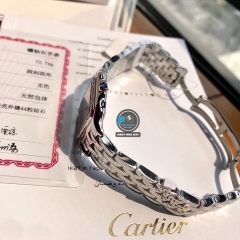 VIP NEW 2020 / ORIGINAL FACTORY BEST 1:1 / CARTIER PANTHÈRE DE 27 X 37MM 44 DIAMOND BEZEL VS 1.1