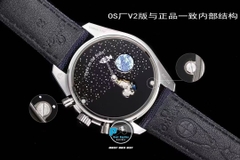 NEW 2022 / OS FACTORY BEST 1:1 / OMEGA Speedmaster “Silver Snoopy Award” 50th Anniversary Chronograph 42mm VER.2
