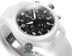 NEW 2023 / TW FACTORY BEST 1:1 / IWC PILOT’S CHRONOGRAPH TOP GUN EDITION “LAKE TAHOE” IW389105 44.5 x 15MM