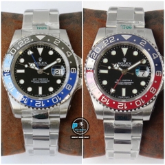 NEW 2021 / GS FACTORY BEST 1:1 / ROLEX GMT MASTER II THÉP 904L CAL.3186