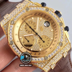 JF FACTORY BEST 1:1 / AP ROYAL OAK OFFSHORE CHRONOGRAPH FULL DIAMOND 42