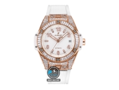 NEW 2022 / MS FACTORY BEST 1:1 / HUBLOT ONE CLICK STEEL DIAMOND 39MM HUB.1270