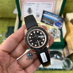 VIP NEW 2022 / ORIGINAL FACTORY 1:1 / ROLEX YACHT MASTER 40 116655 EVEROSE GOLD 18K 6UM CORE ETA 2836