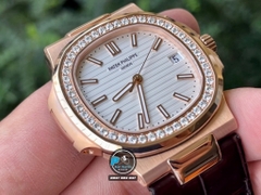 VIP NEW 2021 / ORIGINAL FACTORY BEST 1:1 / PATEK PHILIPPE NAUTILUS 5711/1R 40MM VÀNG HỒNG 18K. VÀNG KIM CƯƠNG THIÊN NHIÊN