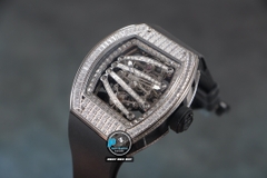 NEW 2022 / RM FACTORY BEST 1:1 / RICHARD MILLER RM 59-01 FULL DIAMOND BAGUETTE TOURBILLION LIMITED