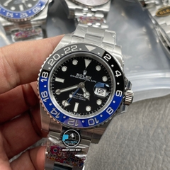 NEW 2021 / CLEAN FACTORY BEST 1:1 / ROLEX GMT MASTER II BATMAN THÉP 904L CAL.3186