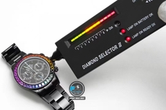 NEW 2022 / N FACTORY BEST 1:1 / ROLEX DAYTONA BLANKEN BLACK DCL DIAMOND RAINBOW CAL.4130