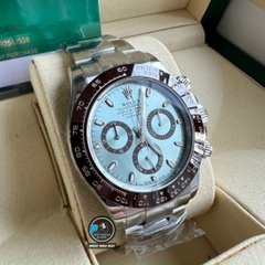 NEW 2022 / BETTER (3K) FACTORY BEST 1:1 / ROLEX DAYTONA OYSTER STEEL 116506IBL BLUE ICE DIAL 40 x 12,2MM CAL.4130