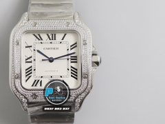 A8 FACTORY BEST 1:1 / CARTIER SANTOS DE LARGE WSSA0009 DIAMOND