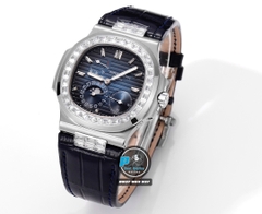 NEW 2023 / GR FACTORY BEST 1:1 / PATEK PHILIPPE NAUTILUS 5724 STEEL CAL.240PS FULL OPTION