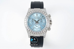 NEW 2022 / JVS FACTORY BEST 1:1 / ROLEX DAYTONA OYSTERFLEX 🌈 DIAMOND BAGUETTE 40 X 12,2MM CAL.7750
