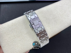 NEW 2022 / APS FACTORY BEST 1:1 / AP ROYAL OAK SKELETON 15407ST 41 X 9,9MM  CAL.3132