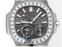 NEW 2023 / GR FACTORY BEST 1:1 / PATEK PHILIPPE NAUTILUS 5724 STEEL CAL.240PS FULL OPTION