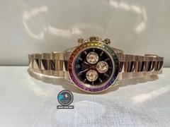 VIP NEW 2020 / ORIGINAL FACTORY BEST 1:1 / ROLEX DAYTONA 116595RBOW EVEROSE GOLD 18K CAL.4130
