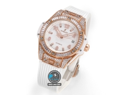 NEW 2022 / MS FACTORY BEST 1:1 / HUBLOT ONE CLICK STEEL DIAMOND 39MM HUB.1270