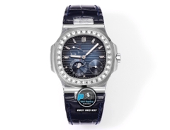 NEW 2023 / GR FACTORY BEST 1:1 / PATEK PHILIPPE NAUTILUS 5724 STEEL CAL.240PS FULL OPTION