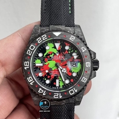 NEW 2022 / 3K FACTORY BEST 1:1 / ROLEX GMT MASTER II DiW CARBON CAL.3186