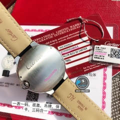 VIP NEW 2023 / ORIGINAL FACTORY BEST 1:1 / CARTIER BALLON BLEU 42MM VÀNH ĐÍNH 127 VIÊN KIM CƯƠNG VVS 1,5 - 2 CARAT CORE ETA 2824-2 SWISS