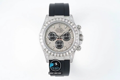 NEW 2022 / JVS FACTORY BEST 1:1 / ROLEX DAYTONA OYSTERFLEX 🌈 DIAMOND BAGUETTE 40 X 12,2MM CAL.7750