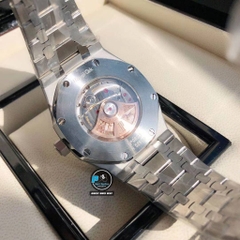 NEW 2021 / ORIGINAL FACTORY BEST 1:1 / AP ROYAL OAK 15550 41MM VÀNH 40 VIÊN KIM CƯƠNG THIÊN NHIÊN 1,7 LY