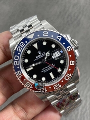 NEW 2021 / CLEAN FACTORY BEST 1:1 / ROLEX GMT MASTER II PESSI THÉP 904L CAL.3186
